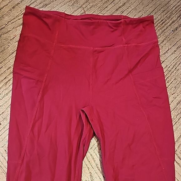 IDYLLWIND burgendy red leggings size M Miranda Lambert - Picture 3 of 12
